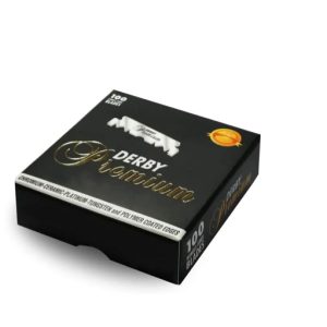 Derby - 100 Saloon Style Blades Single Edge  Premium Razor Blades