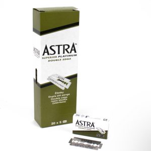 Astra - Superior Platinum Double Edge Razor Shaving Blades - 100 pcs