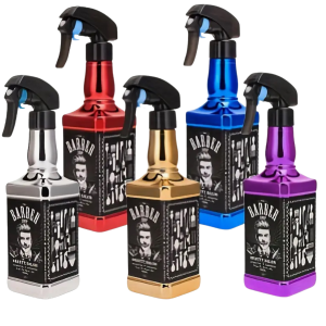 1pcs Vintage-Style Electroplating Spray Bottle - Fine Mist, Portable,