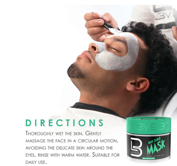 LEVEL 3 Mud Facial Scrub - Image 2